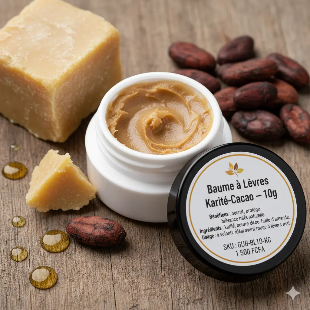Baume à Lèvres Karité-Cacao — 10 g